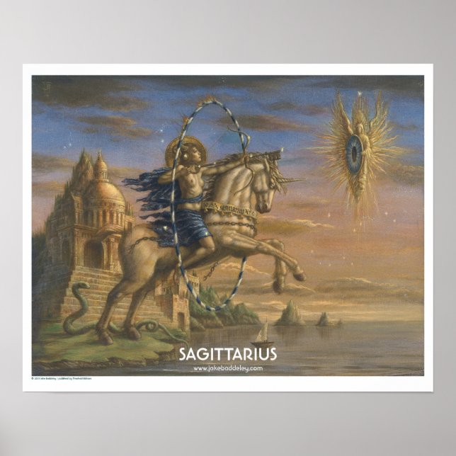 Zodiac Poster - Sagittarius (Framsidan)