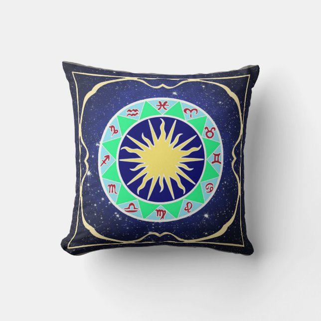 Zodiac Reversible Dekorativ kudde (Framsida)
