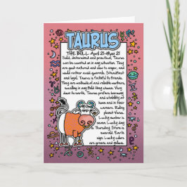 Zodiac - roliga fakta för Oxen Kort
