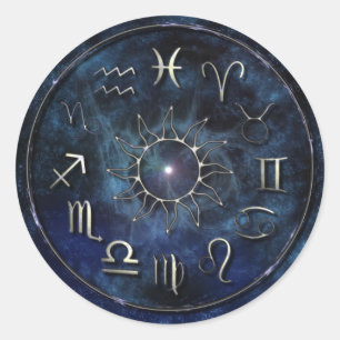 Zodiac Runt Klistermärke