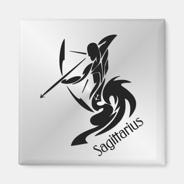 Zodiac Sagittarius Magnet (Framsidan)