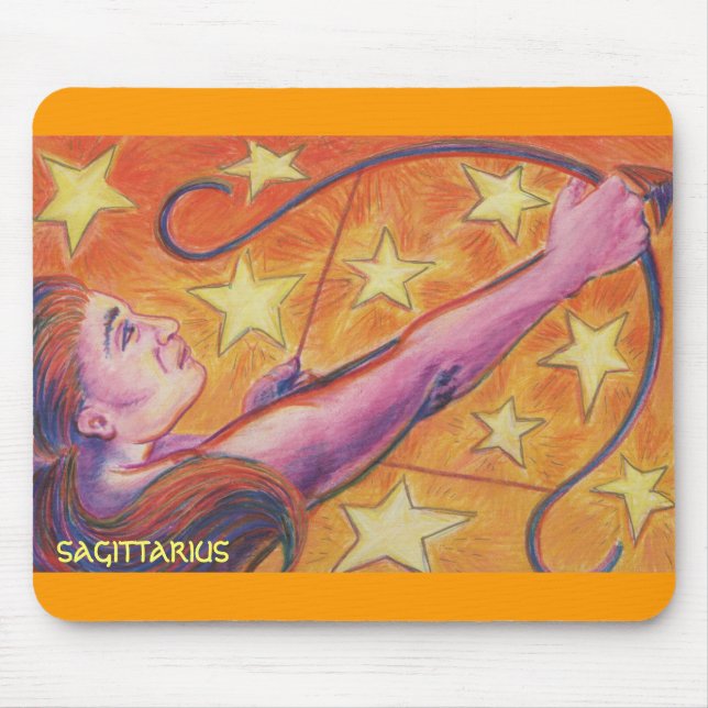 Zodiac Sagittarius mousepad Musmatta (Framsidan)