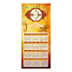 ZODIAC Sagittarius- Rackkort / vykort / kalender Reklamkort