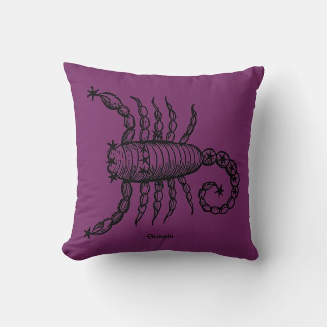 Zodiac: Scorpio 1482 Kudde (Framsida)
