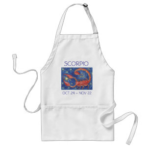 Zodiac Scorpio apron Förkläde