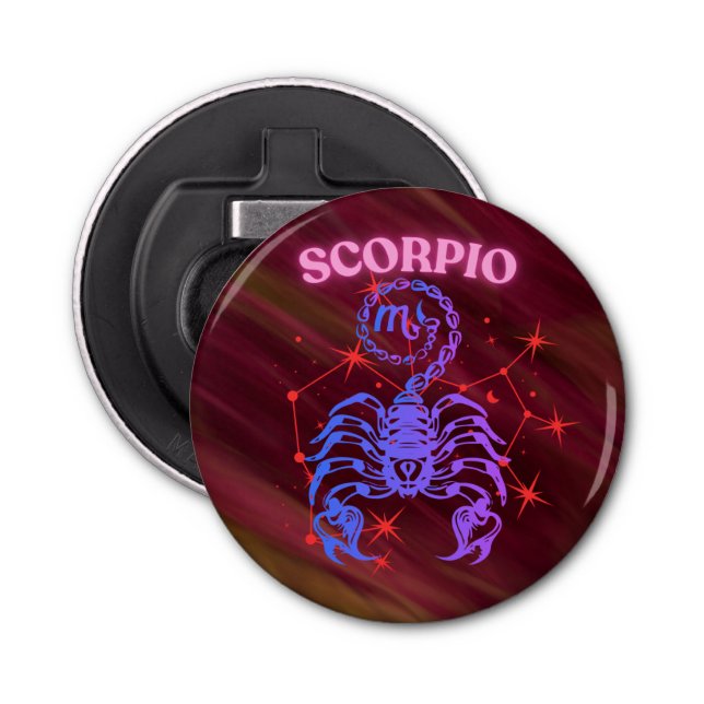 Zodiac Scorpio Flaska-öppnare Flasköppnare (Framsidan)
