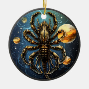 Zodiac Scorpio Personlig Astrology Ornament