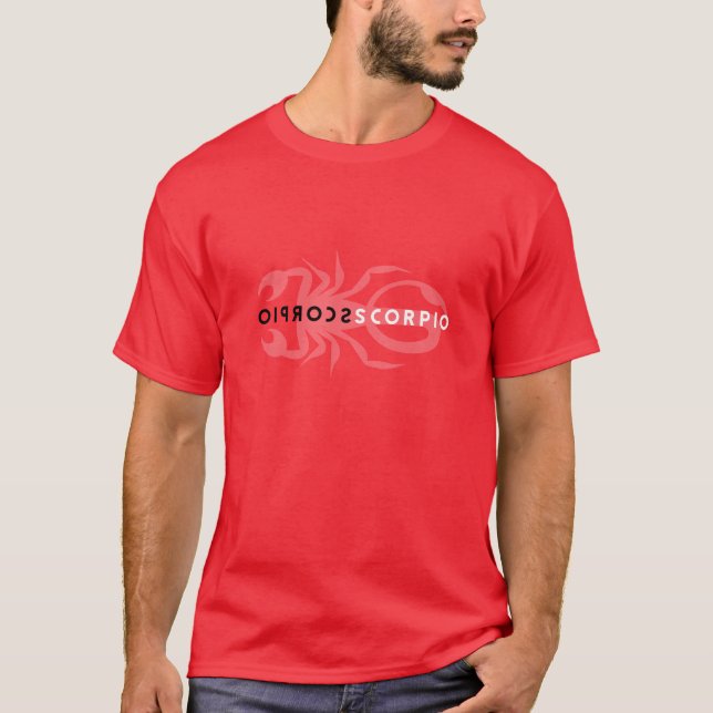 Zodiac Scorpio T-shirt (Framsida)