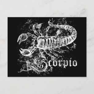Zodiac Scorpio Vykort