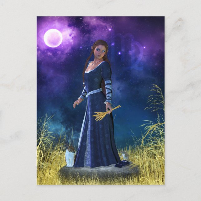 Zodiac-serien: vykort för Våg (Framsida)