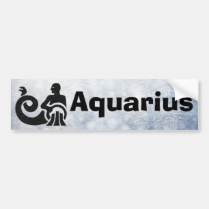 Zodiac Sign Aquarius Horoscope Bildekal