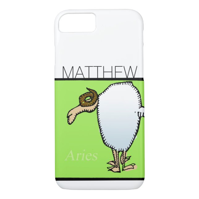 Zodiac Sign Aries personlig Birthday iPC (Baksida)