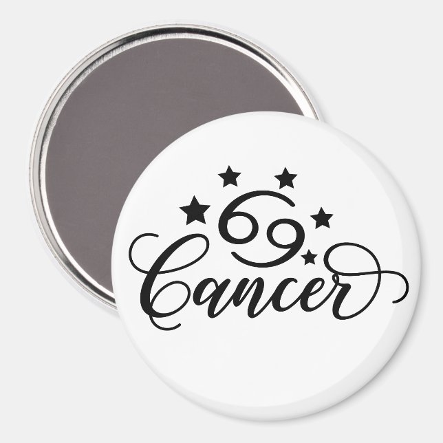 Zodiac Sign Cancer Magnet (Front/Back)