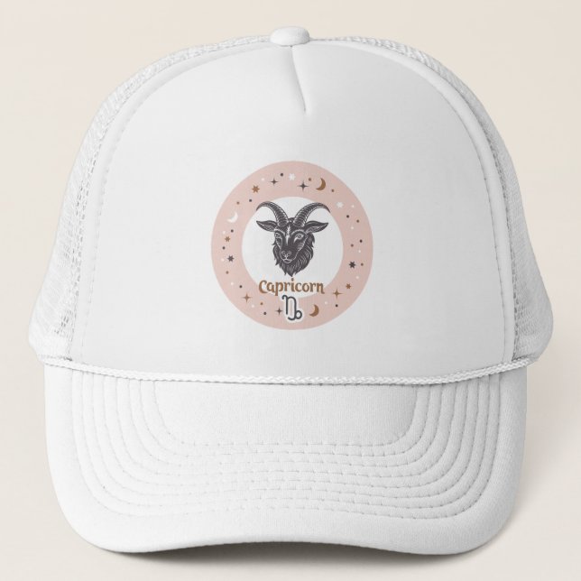 Zodiac Sign Capricorn Keps (Framsida)