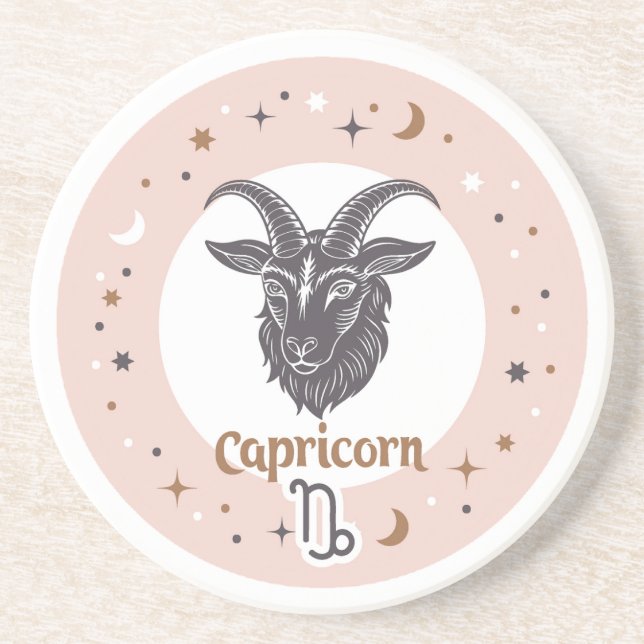 Zodiac Sign Capricorn Underlägg (Framsidan)