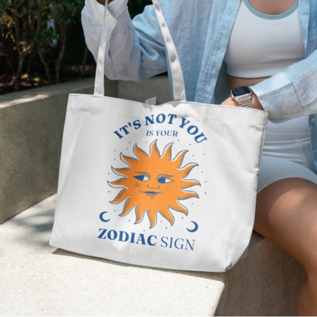 Zodiac Sign Funny Tote Bag Tygkasse (Skapare uppladdad)