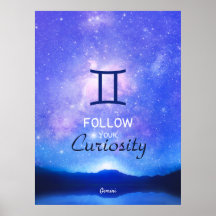 Zodiac Sign Gemini Dreamy Star Himlar-citattecken 