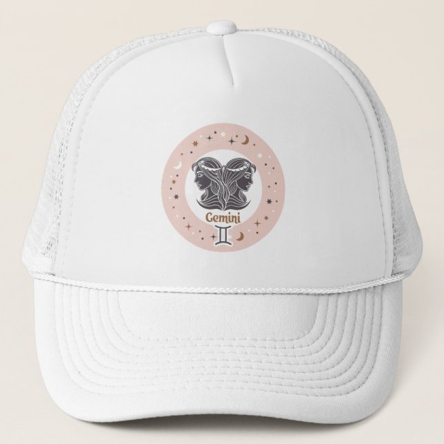 Zodiac Sign Gemini Keps (Framsida)