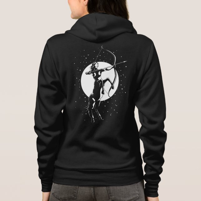 Zodiac Sign Illustration - Sagittarius T Shirt (Baksida)