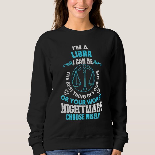 Zodiac Sign Im A Libra Graphic T Shirt (Framsida)