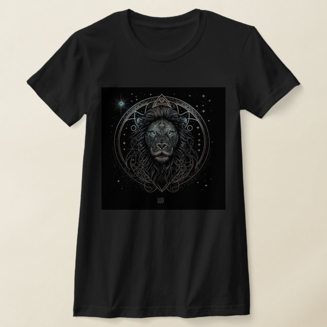 Zodiac Sign Leo T Shirt (Laydown)