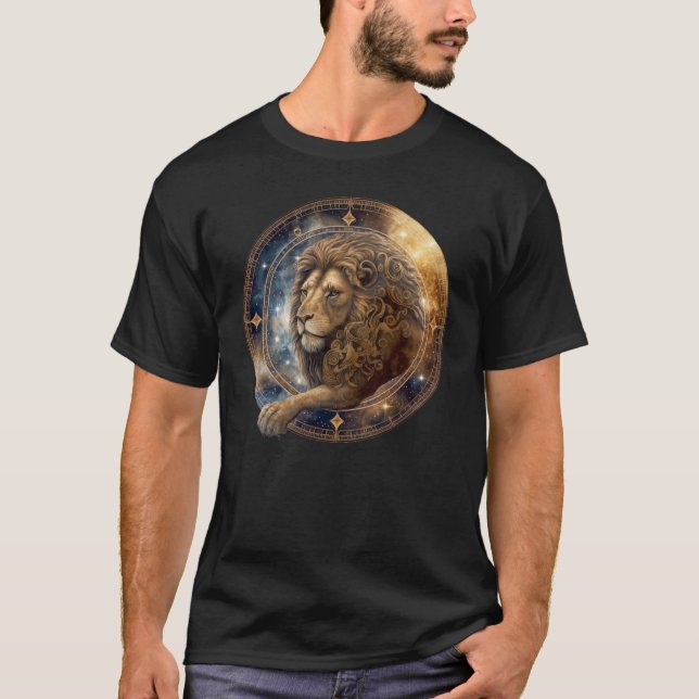 Zodiac Sign LeoLioness T Shirt (Framsida)