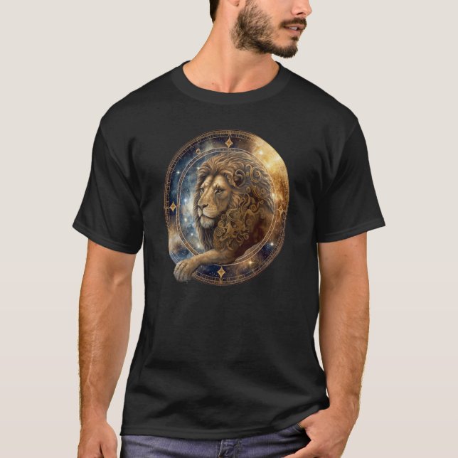 Zodiac Sign LeoLioness T Shirt (Framsida)