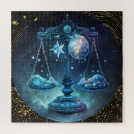 Zodiac Sign Libra Puzzle, 20" x20" 676 pcs. Pussel