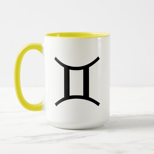 Zodiac Sign Mugg - Anpassningsbar 2-Tone Power Fär (Vänster)