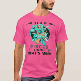 Zodiac Sign Pisces Astrology Horoscope T Shirt
