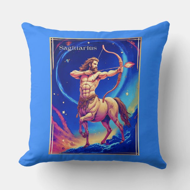 Zodiac Sign Sagittarius as the Celestial Archer Kudde (Framsida)