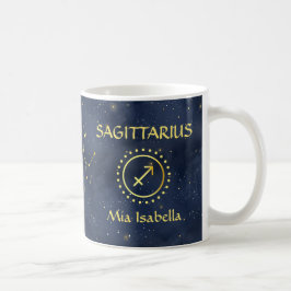 Zodiac Sign Sagittarius & Celestial Cat Mugg