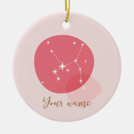 Zodiac Sign Sagittarius Julgransprydnad Keramik