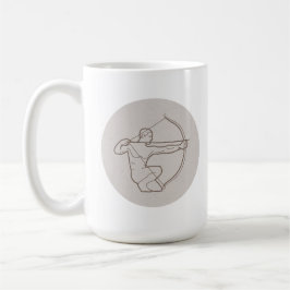 Zodiac sign Sagittarius Kaffemugg