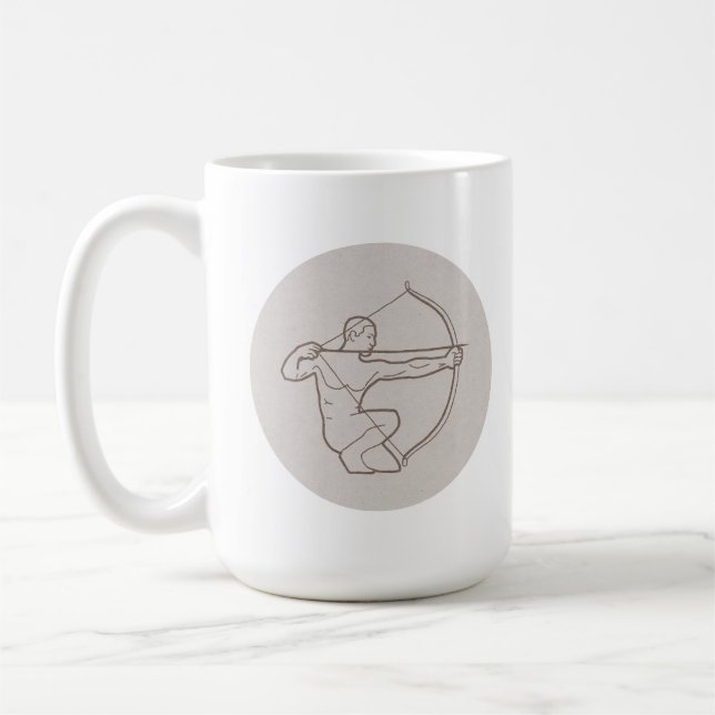 Zodiac sign Sagittarius Kaffemugg (Vänster)