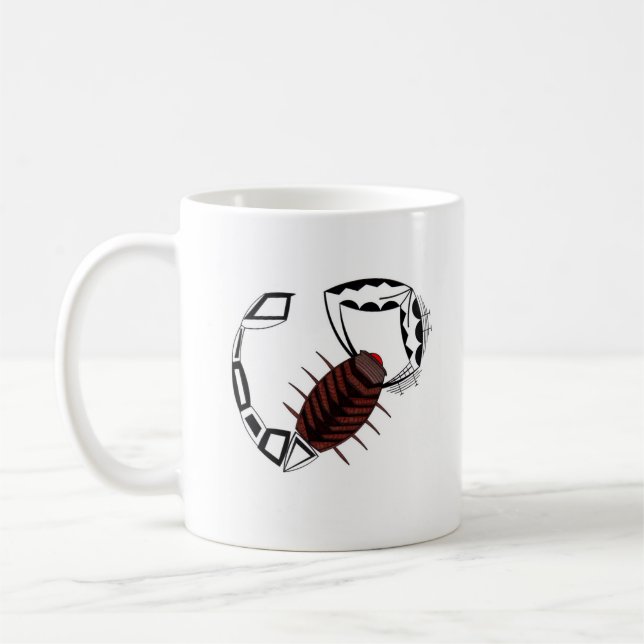 Zodiac Sign Scorpio Kaffemugg (Vänster)