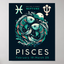 Zodiac Sign Series - Pisces Poster