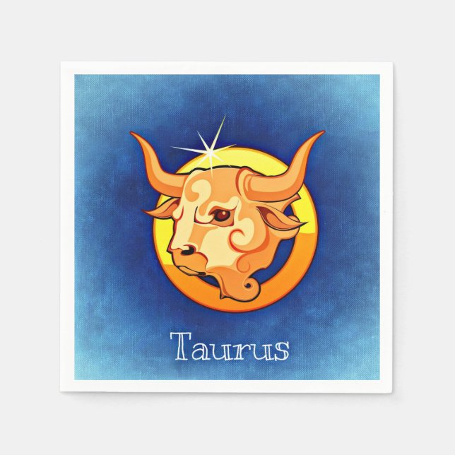 Zodiac_Sign_Taurus Pappersservett (Framsidan)