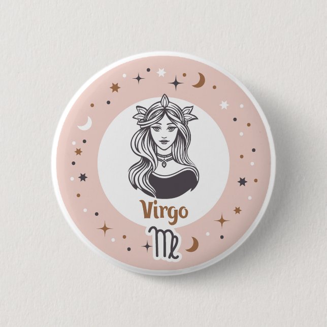 Zodiac Sign Våg Knapp (Framsida)