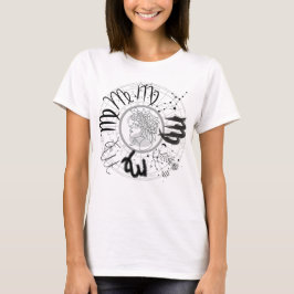 Zodiac Sign - Våg.w T Shirt