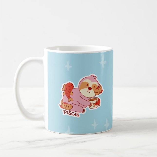 ZODIAC-SIGNALER MED SLOT OCH KAFFEPISSER KAFFEMUGG (Vänster)