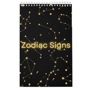 Zodiac signerar den asstrologiska samlingskalender kalender