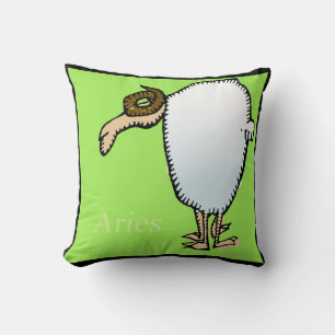 Zodiac Signs Aries Birthday Pillow Kudde
