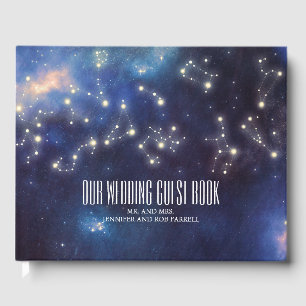 Zodiac Signs Constellation Bröllop Gästböcker