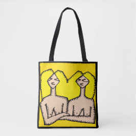 Zodiac Signs Gemini Birthday över Tote Bag 1 Tygkasse