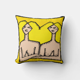 Zodiac Signs Gemini Birthday square Pillow Kudde