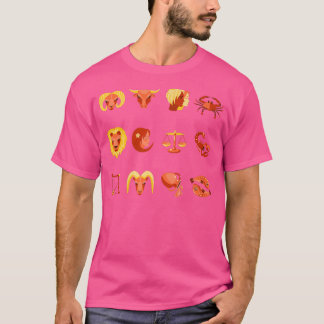 Zodiac Signs Girlkompis Zodiac Horoscope Astrology T Shirt