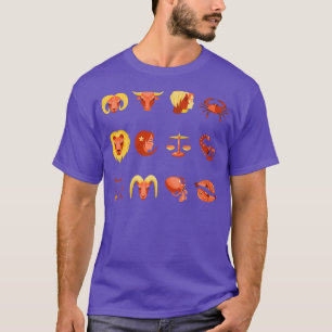 Zodiac Signs Halloween Zodiac Horoscope Astrology T Shirt