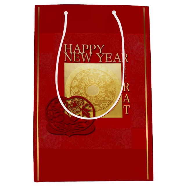 Zodiac Signs Råtta Papercut Kinesiskt år 2020 MGB (Framsidan)