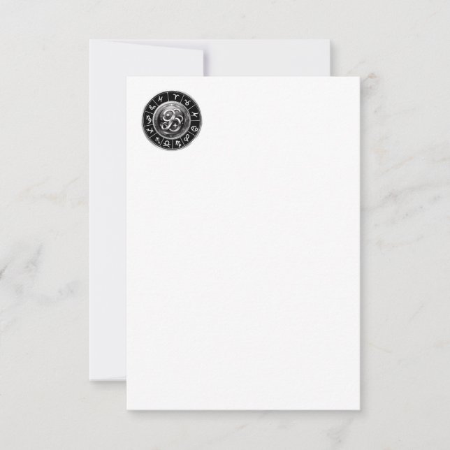 Zodiac signs tack kort (Framsida)